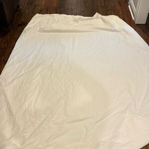 Pottery Barn Kids basic white twin duvet